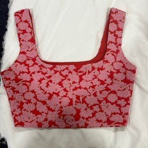 Cropped Floral Zara Tank